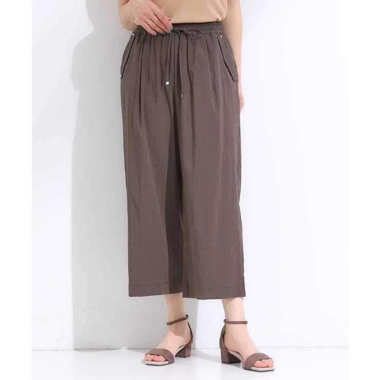【着丈選べる】触れる度ひんやり ゆるきれい イージーワイドパンツ | SHOO・LA・RUE | 詳細画像4 