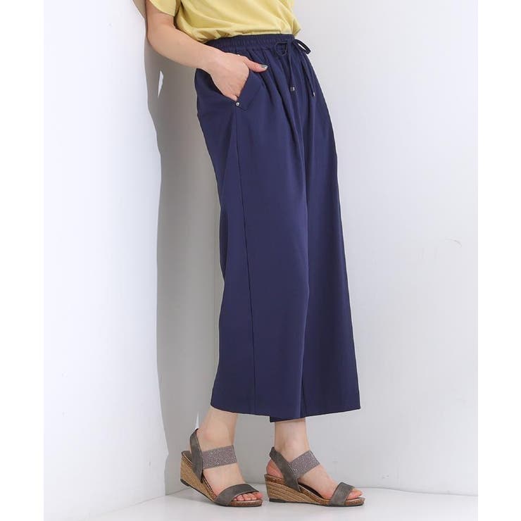 【着丈選べる】触れる度ひんやり ゆるきれい イージーワイドパンツ | SHOO・LA・RUE | 詳細画像26 