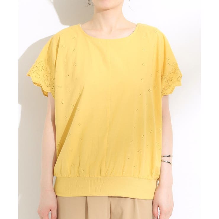 スカラップ刺繍レースが目を惹く ドルマントップス | SHOO・LA・RUE | 詳細画像17 