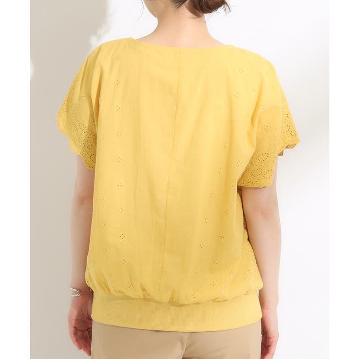 スカラップ刺繍レースが目を惹く ドルマントップス | SHOO・LA・RUE | 詳細画像19 