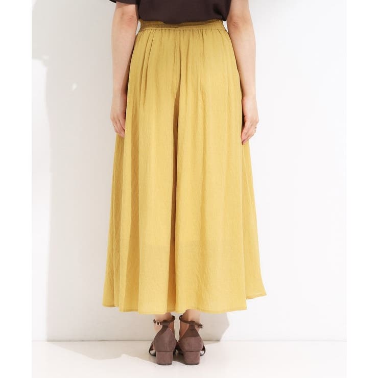 【S-LL/裏地ひんやり】エアリーで涼やか 大人のシアースカーチョ | SHOO・LA・RUE | 詳細画像19 