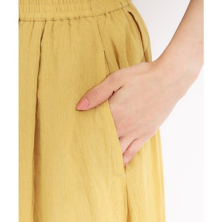 【S-LL/裏地ひんやり】エアリーで涼やか 大人のシアースカーチョ | SHOO・LA・RUE | 詳細画像21 