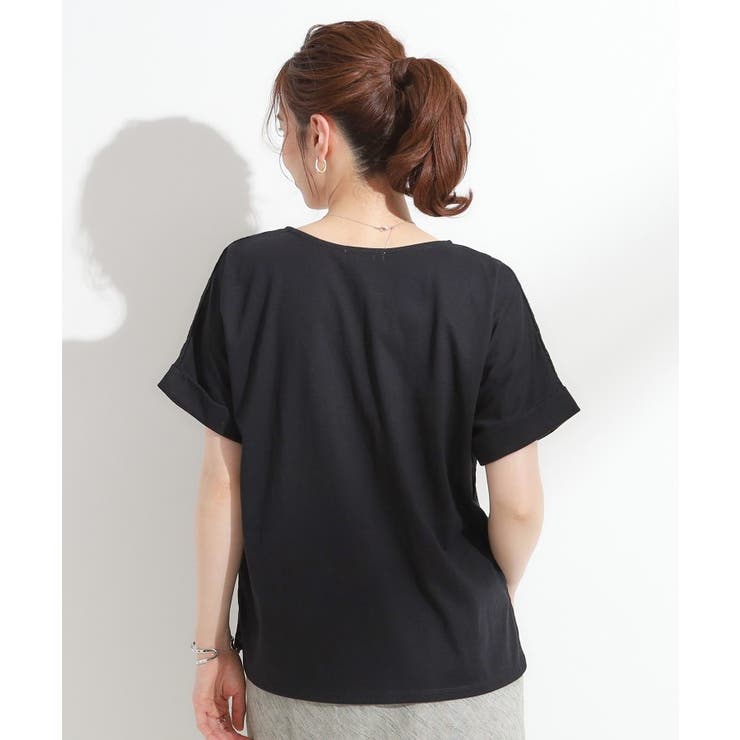 【S-LL】大人の上品な甘さ 刺繍レース切り替えトップス | SHOO・LA・RUE | 詳細画像2 