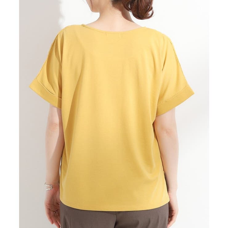 【S-LL】大人の上品な甘さ 刺繍レース切り替えトップス | SHOO・LA・RUE | 詳細画像19 