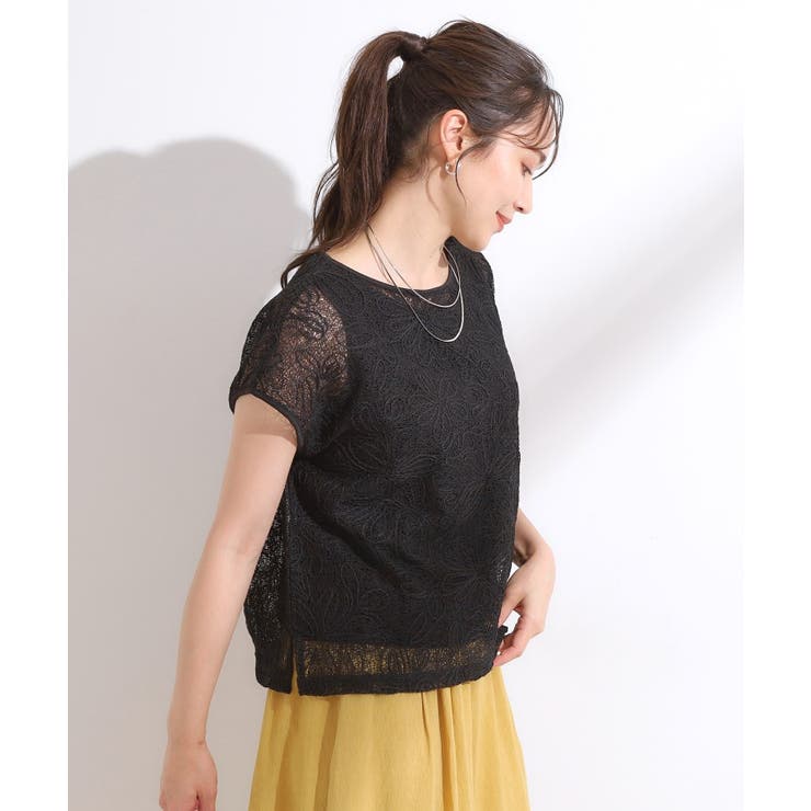 【2点セット】刺繍レーストップス | SHOO・LA・RUE | 詳細画像9 