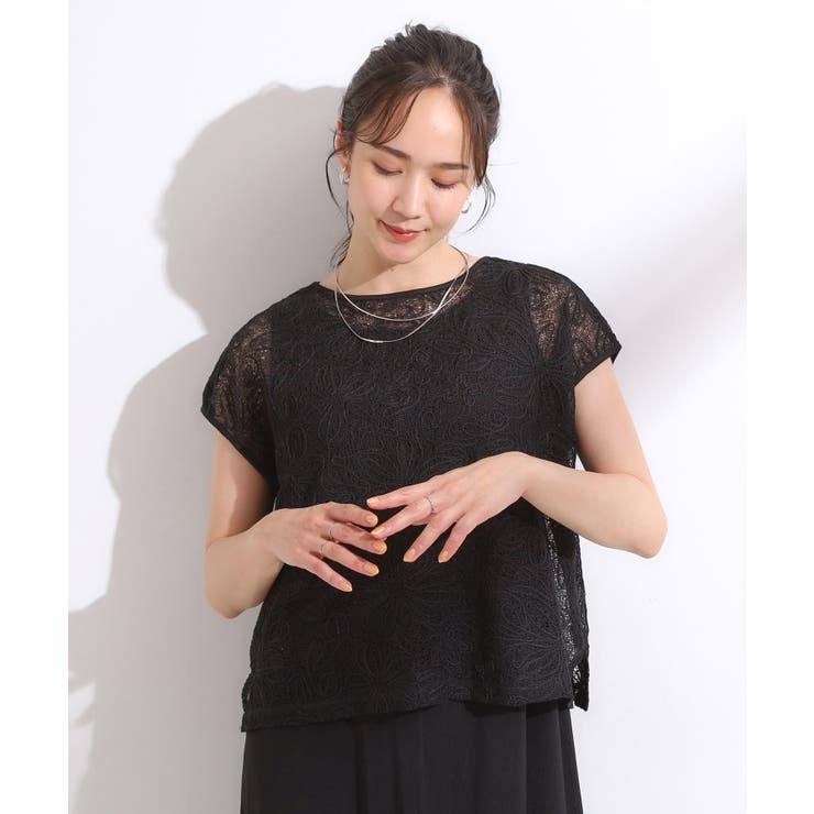 【2点セット】刺繍レーストップス | SHOO・LA・RUE | 詳細画像10 