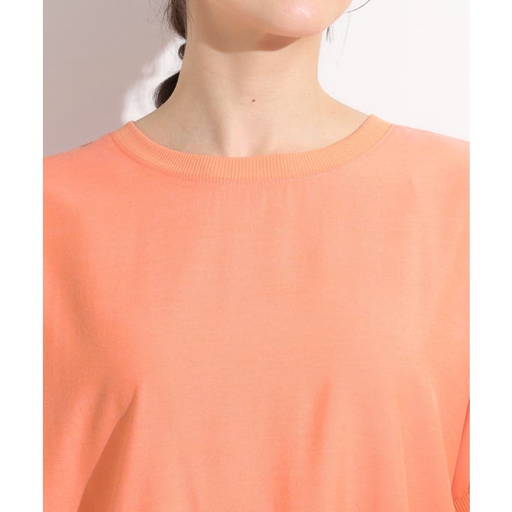 【ひんやり/洗濯後しわになりにくい】リブ切り替えドルマンブラウス | SHOO・LA・RUE | 詳細画像28 