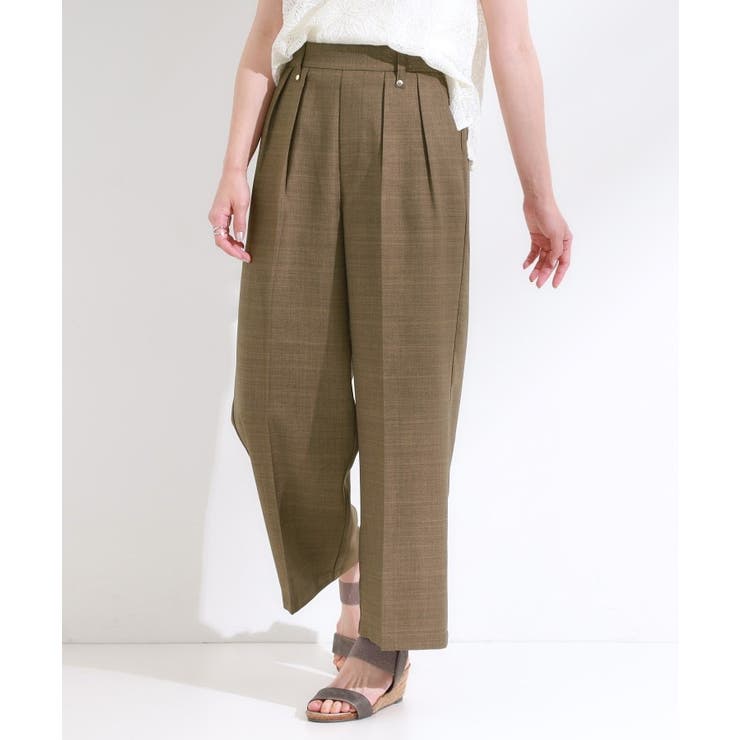 【S LL 洗濯後しわになりにくい】ゴールドパーツできれい見え | SHOO・LA・RUE | 詳細画像10 