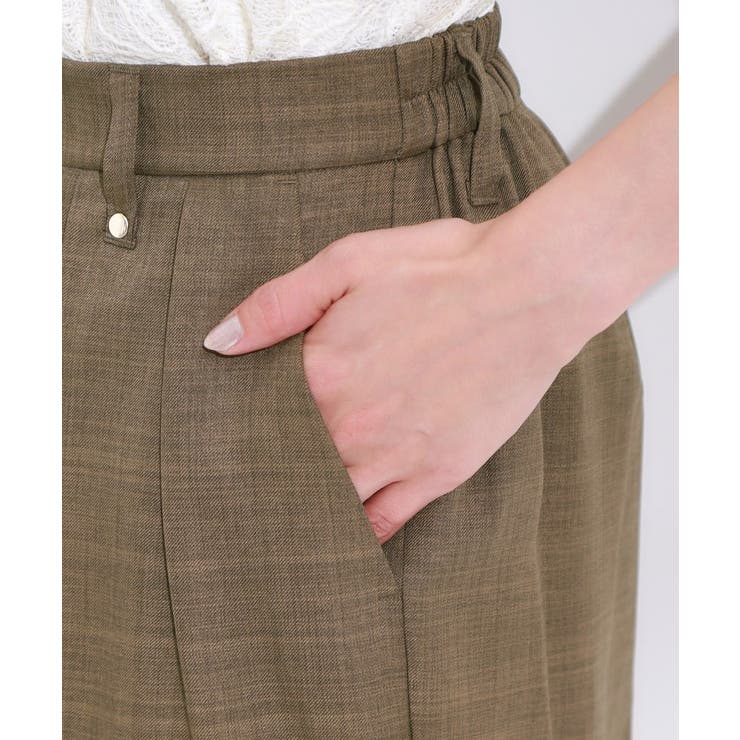 【S LL 洗濯後しわになりにくい】ゴールドパーツできれい見え | SHOO・LA・RUE | 詳細画像18 