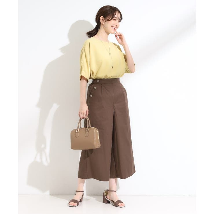 【洗濯後しわになりにくい】さらっとタッチの 5分袖ドルマンブラウス | SHOO・LA・RUE | 詳細画像19 