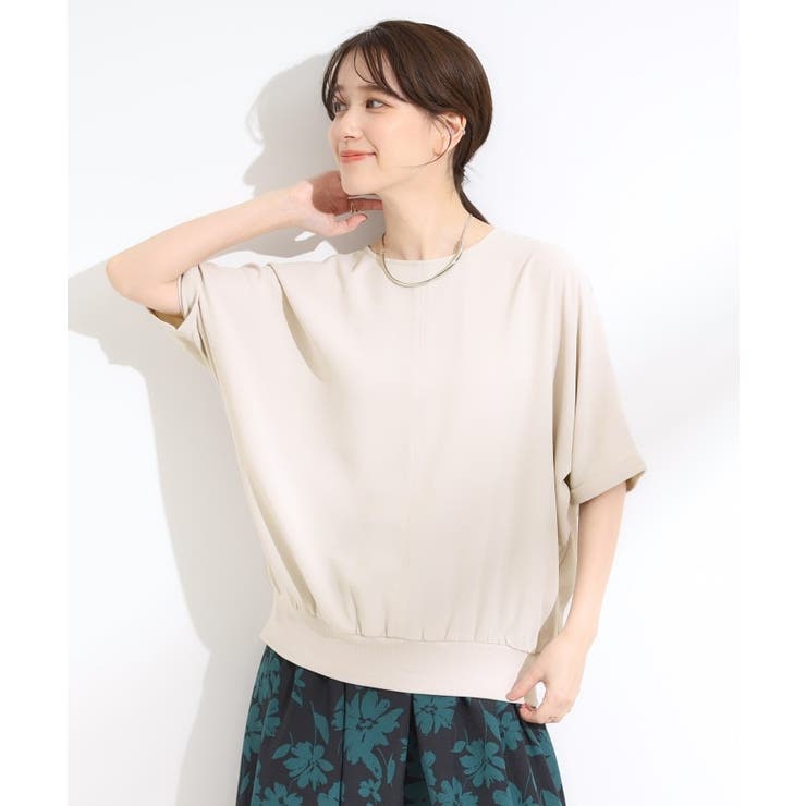 【洗濯後しわになりにくい】さらっとタッチの 5分袖ドルマンブラウス | SHOO・LA・RUE | 詳細画像9 