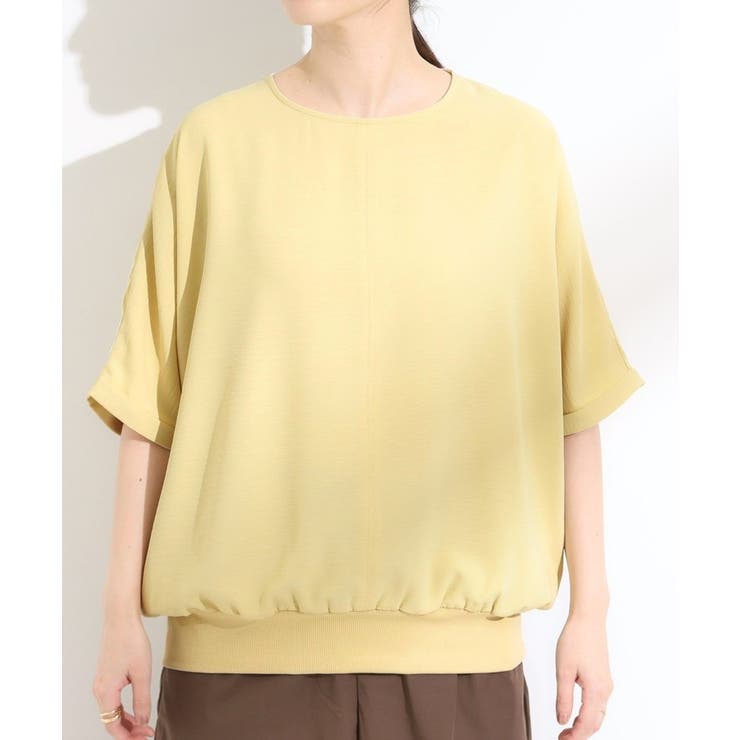 【洗濯後しわになりにくい】さらっとタッチの 5分袖ドルマンブラウス | SHOO・LA・RUE | 詳細画像21 