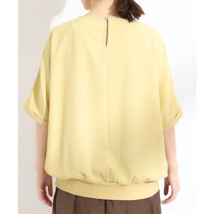 【洗濯後しわになりにくい】さらっとタッチの 5分袖ドルマンブラウス | SHOO・LA・RUE | 詳細画像23 
