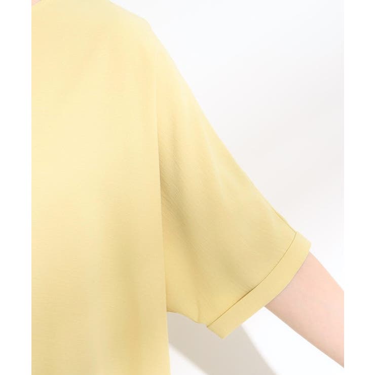 【洗濯後しわになりにくい】さらっとタッチの 5分袖ドルマンブラウス | SHOO・LA・RUE | 詳細画像26 