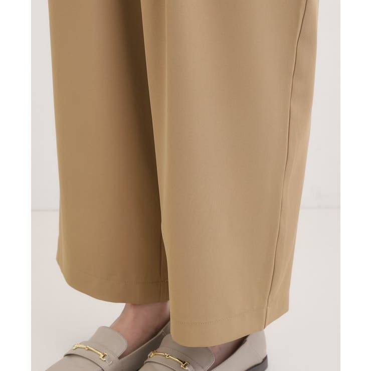 【S-LL】腰まわりや太ももを自然にカバー タックワイドパンツ | SHOO・LA・RUE | 詳細画像15 