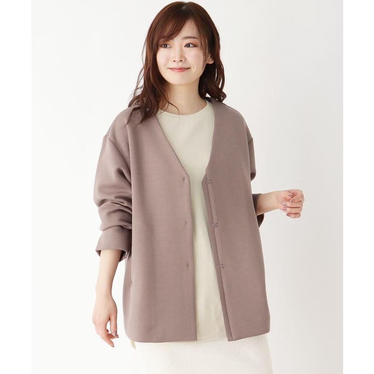 M Ll シンプルvネックジャケット 品番 Wrdw Pink Adobe ピンクアド のレディースファッション通販 Shoplist ショップリスト