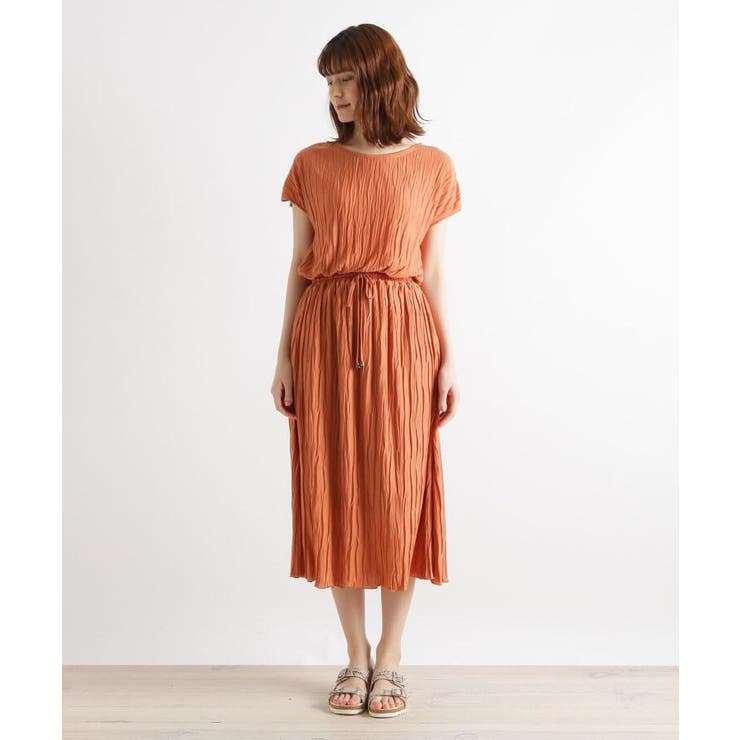 シワ加工カットソーワンピース 品番 Wrdw Grove グローブ のレディースファッション通販 Shoplist ショップリスト