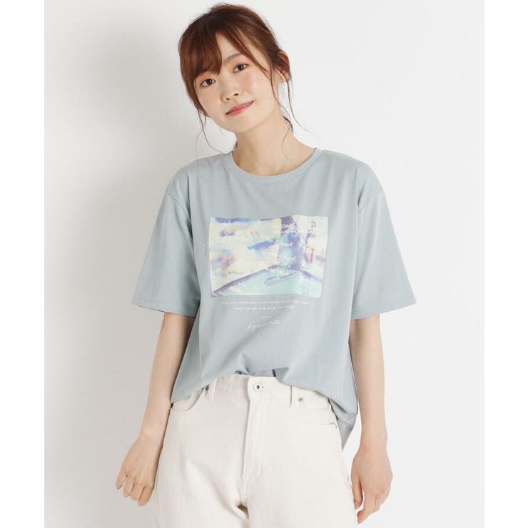 S Ll フードショップ転写プリントtシャツ 品番 Wrdw Grove グローブ のレディースファッション通販 Shoplist ショップリスト