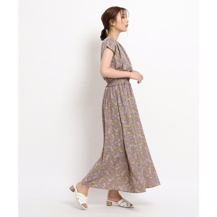 S Ll ミュシャプリントギャザーワンピース 品番 Wrdw Grove グローブ のレディースファッション通販 Shoplist ショップリスト