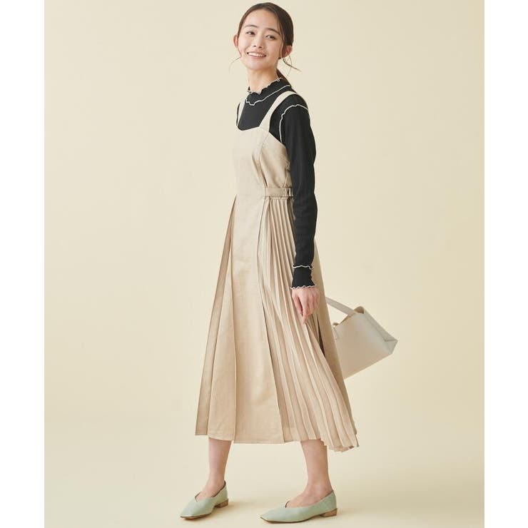 S Ll サイドプリーツデニムジャンドレワンピース 品番 Wrdw Grove グローブ のレディースファッション通販 Shoplist ショップリスト