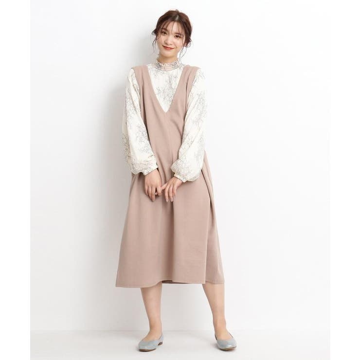 時短コーデ S Ll 配色レースドッキングフレアワンピース 品番 Wrdw Grove グローブ のレディースファッション通販 Shoplist ショップリスト