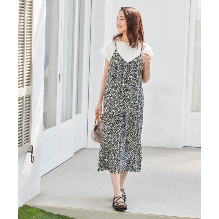 S Ll 楽ちん ボタンキャミワンピース フレンチスリーブtee Set 品番 Wrdw Grove グローブ のレディースファッション通販 Shoplist ショップリスト