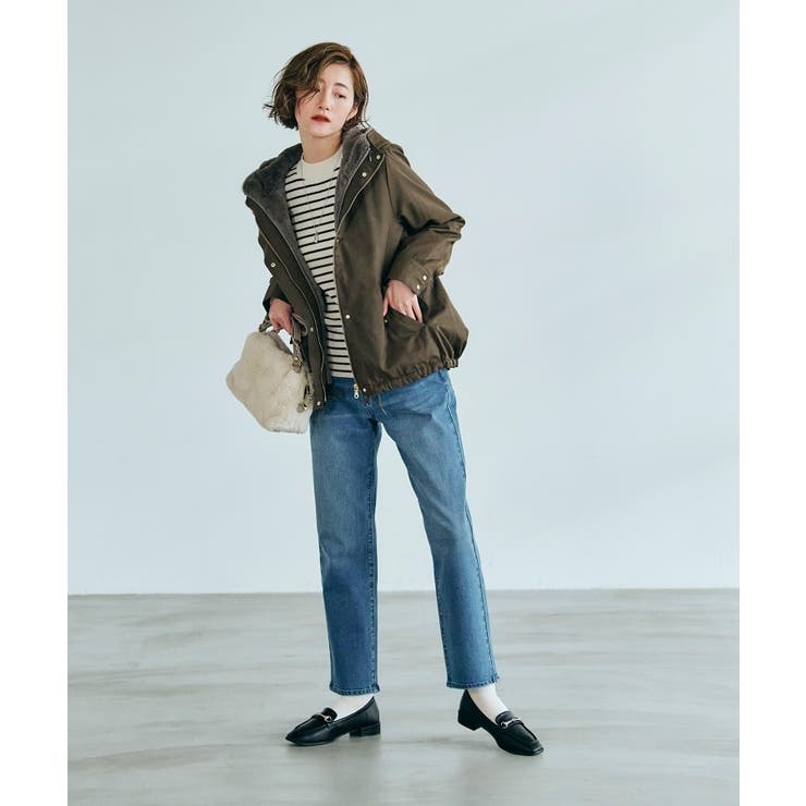 3WAYでロングシーズン活躍する！フェイクファーライナーセットマンパ[品番：WRDW0171170]｜grove（グローブ）のレディースファッション通販｜SHOPLIST（ショップリスト）