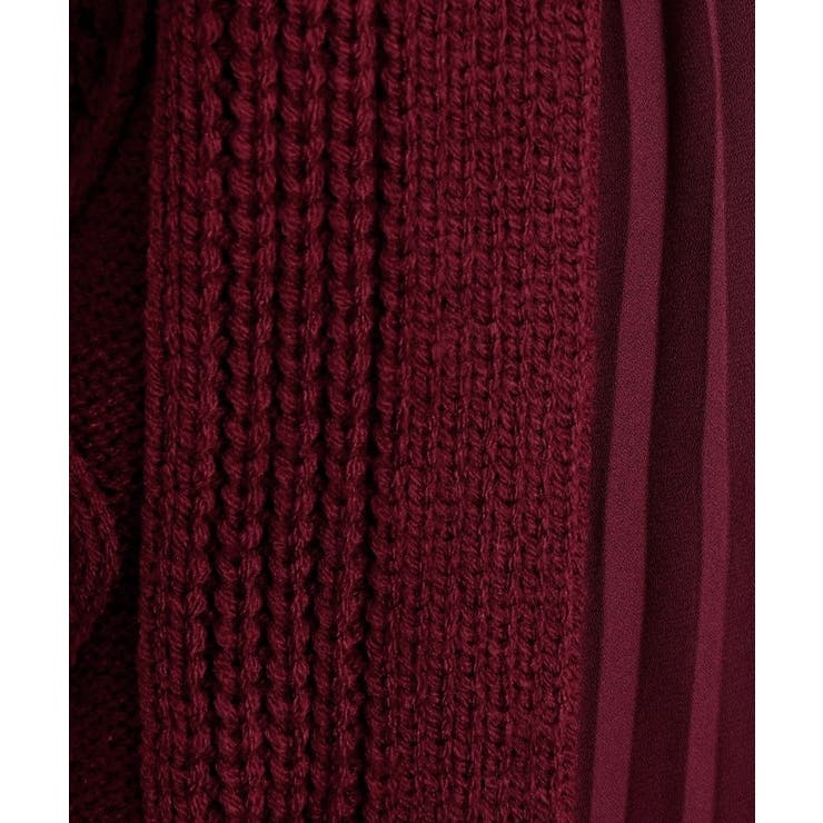 ケーブルサイドプリーツニットワンピース | grove | 詳細画像12 