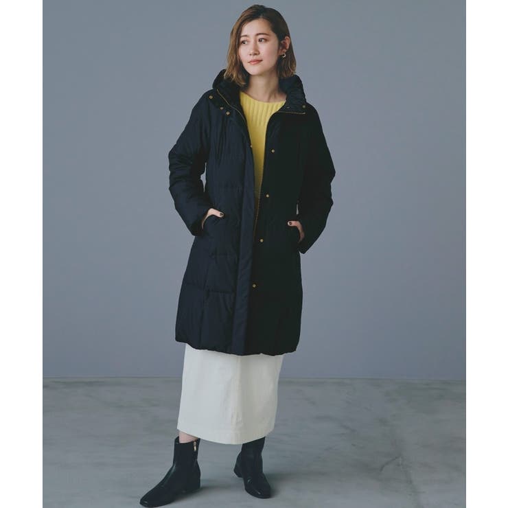 多機能】800FPつつまれロングダウン[品番：WRDW0206407]｜grove