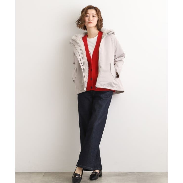 【名品アウター/3WAY・はっ水】ボアライナー付マウンテンパーカ | grove | 詳細画像20 