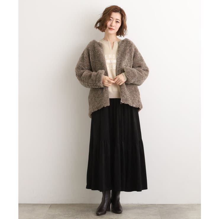 ノンモッズウールコート　⭕️値下げ中⭕️ボアライナー付3way美品 最終お値下げ！！【名品アウター/3WAY・はっ水】ボアライナー付き