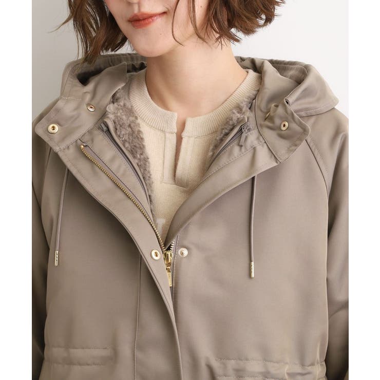 最終お値下げ！！【名品アウター/3WAY・はっ水】ボアライナー付きモッズコート | grove | 詳細画像28 