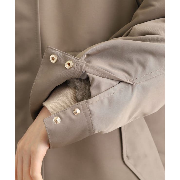 最終お値下げ！！【名品アウター/3WAY・はっ水】ボアライナー付きモッズコート | grove | 詳細画像33 