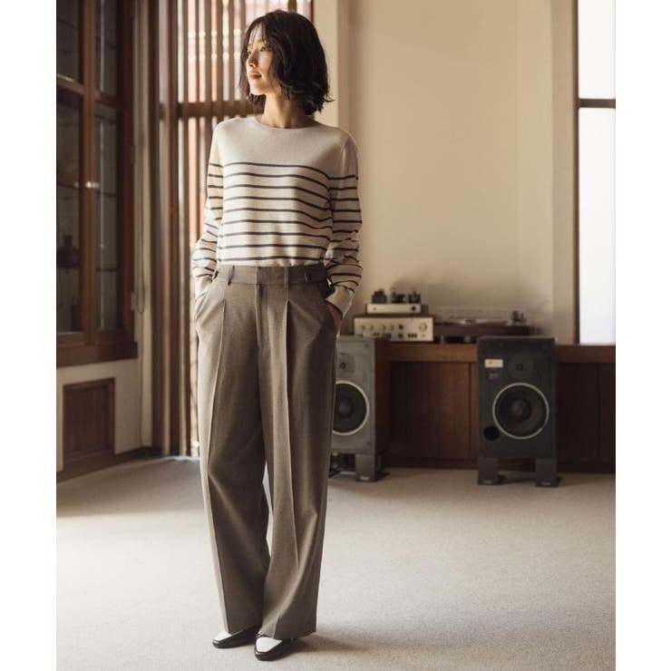 【最終お値下げ！】ガーターボートネックプルオーバー【洗える/毛玉軽減】 | grove | 詳細画像25 