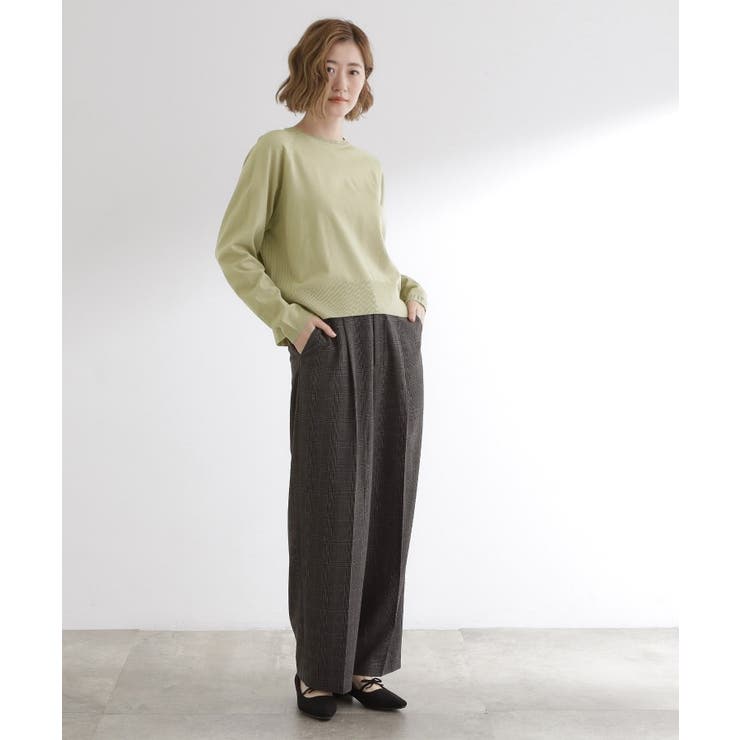 【洗える/毛玉軽減】天竺ラグランスリーブプルオーバー | grove | 詳細画像24 