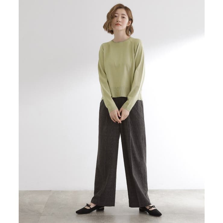 【洗える/毛玉軽減】天竺ラグランスリーブプルオーバー | grove | 詳細画像25 