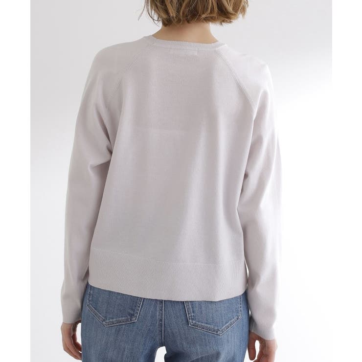 【洗える/毛玉軽減】天竺ラグランスリーブプルオーバー | grove | 詳細画像33 