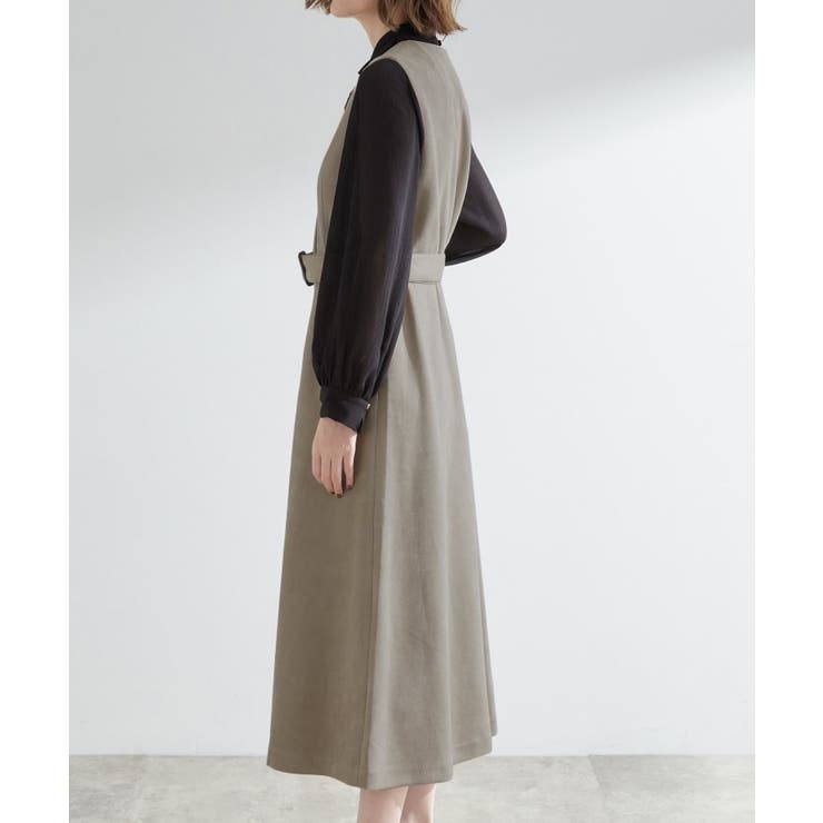 【2WAY】スウェード調ジレワンピース | grove | 詳細画像20 
