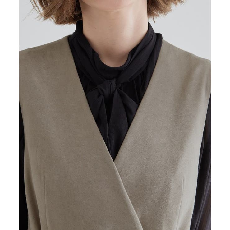 【2WAY】スウェード調ジレワンピース | grove | 詳細画像23 