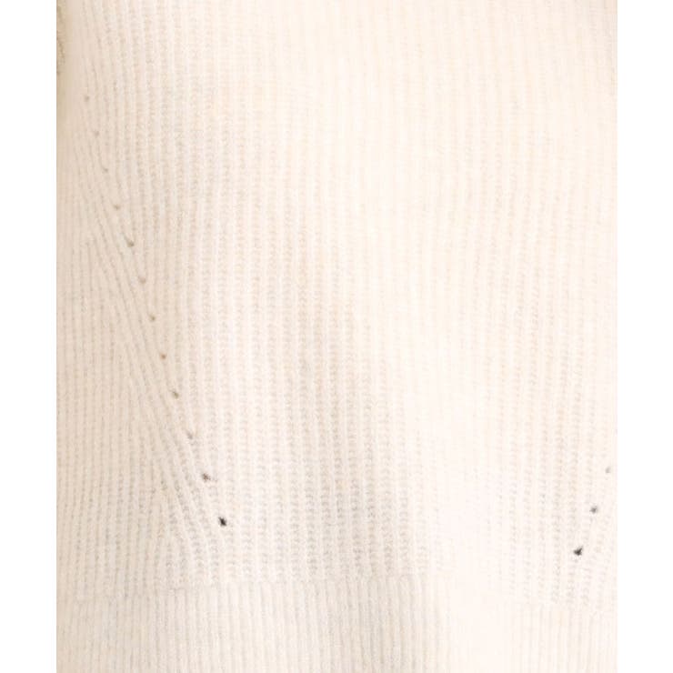 【洗える】ふんわりウール混ボトルネックニット | grove | 詳細画像5 