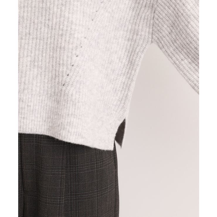 【洗える】ふんわりウール混ボトルネックニット | grove | 詳細画像29 