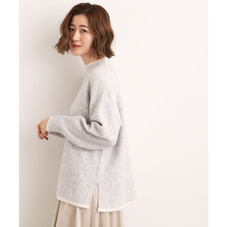 【洗える】ふんわりウール混オーバーサイズニット | grove | 詳細画像6 
