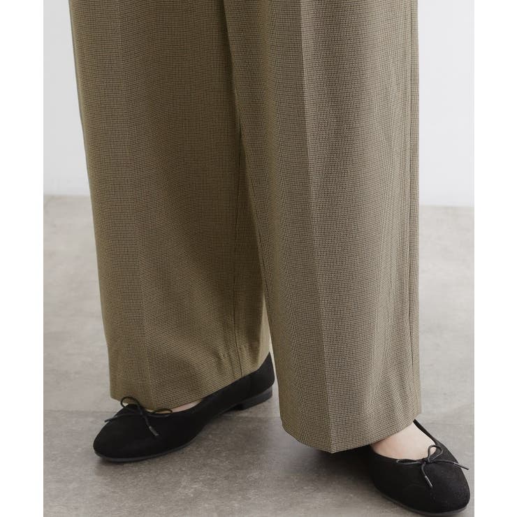 【洗える】毎日履きたいチェックワイドパンツ | grove | 詳細画像16 