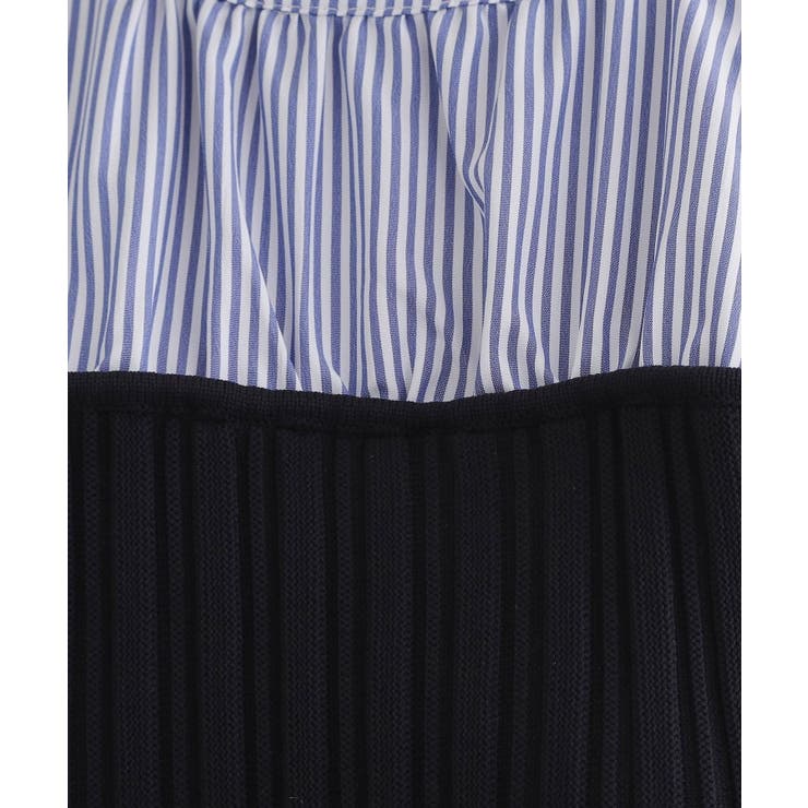 一枚でトレンド完成！体型カバーも叶うニットビスチェドッキングブラウス | grove | 詳細画像12 