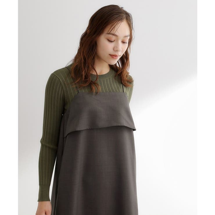 【カセット服】洗えるAラインキャミワンピース | grove | 詳細画像2 