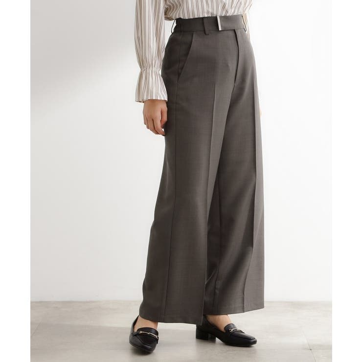 【カセット服】洗えるストレートワイドパンツ | grove | 詳細画像4 