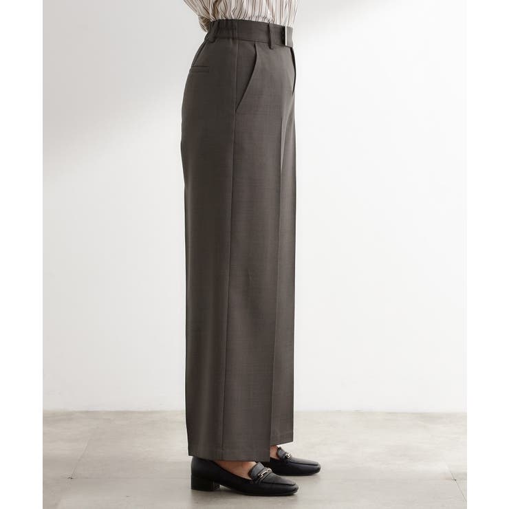 【カセット服】洗えるストレートワイドパンツ | grove | 詳細画像19 