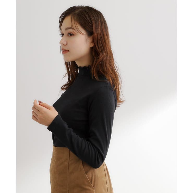 毎日にちょうどいい、テレコメロータートルネック | grove | 詳細画像10 