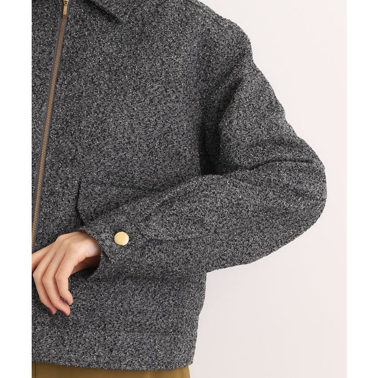 カジュアルに羽織れる、大人のツイードトラックジャケット | grove | 詳細画像18 