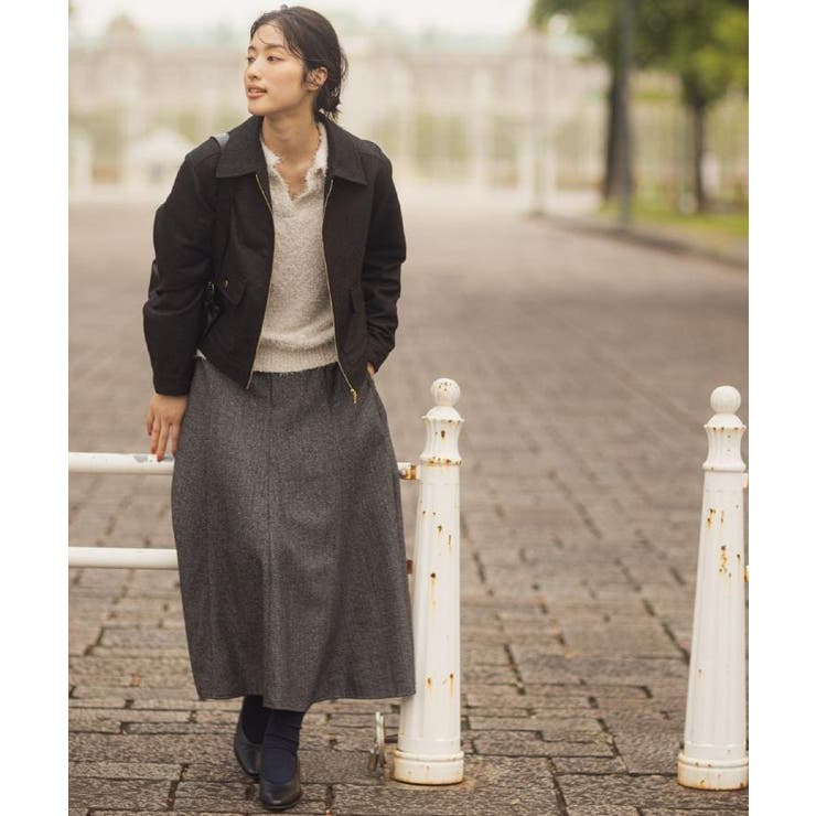 カジュアルに羽織れる、大人のツイードトラックジャケット | grove | 詳細画像3 